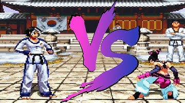 Chae Lim VS Juri Han Mugen KOF VS Street Fighter
