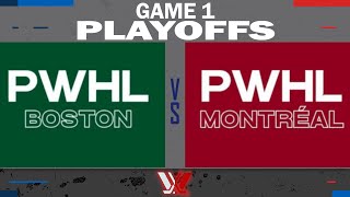 PWHL Playoffs - Semi-Finals: Boston vs. Montreal - Game 1 Highlights screenshot 4