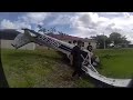 Video captures aftermath of Pembroke Pines plane crash that injured 2