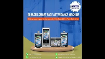 AI Based Smart Face Attendance Machine | Highly secure your entrance with High-Speed Live Detection