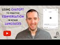 Practicing Language Conversation in ChatGPT