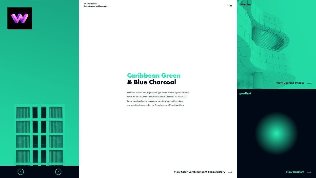 Building a Minimal Layout in Webflow - #1 | WebDev For You | Made in ...