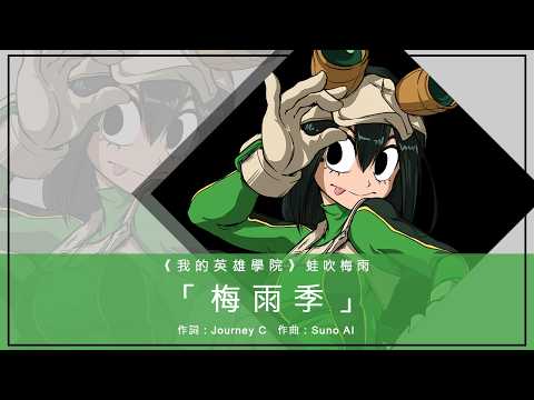 重製版《我的英雄學院》蛙吹梅雨角色歌「梅雨季」｜作詞：Journey C 作曲：Suno AI