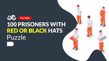 100 Prisoners With Red/Black Hats | Puzzle