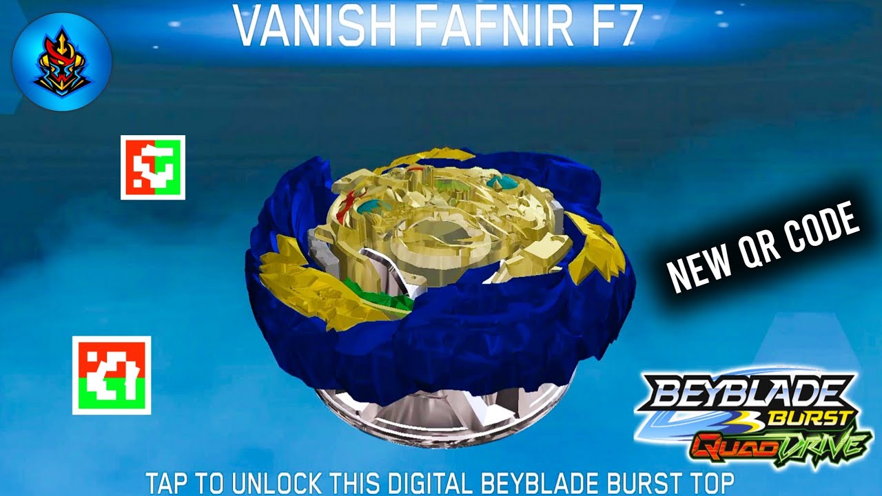 VANISH FAFNIR F7 QR CODE BEYBLADE BURST QD APP || VANISH FAFNIR EPIC  GAMEPLAY - YouTube