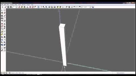 Woodworking with Sketchup: How to create a tapered leg