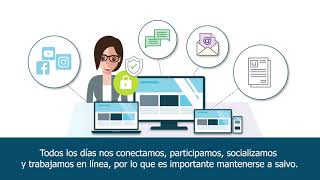 Animation - Keeping Secure Online (Spanish) | Information and Privacy Commission NSW