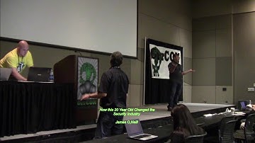 GrrCon 2018 Lovelace01 How this 20 Year Old Changed the Security Industry James ONeill