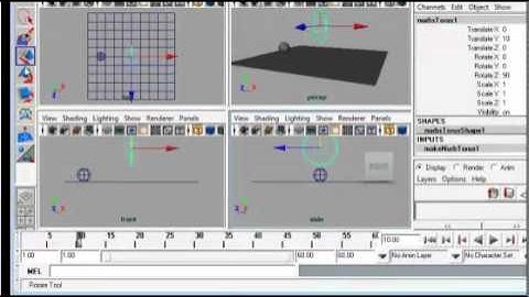 Autodesk Maya 2009-Bouncing Ball (Part 3 of 8)