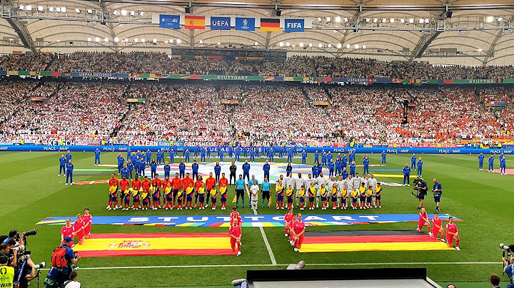 🇩🇪🇪🇦 Nationalhymne Deutschland & Spanien | EURO 2024 Germany | Viertelfinale Stuttgart