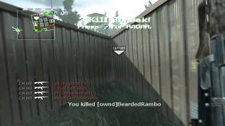COD4 l ak47 4man spray [HD]