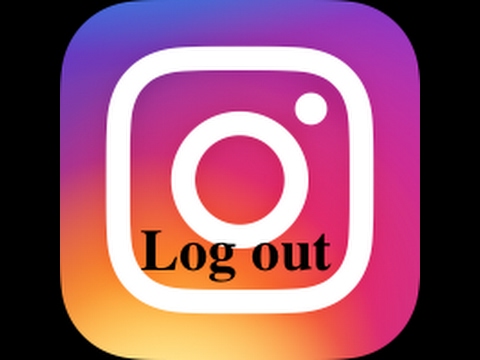 How to log out on Instagram