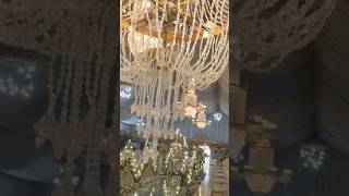 walima full decor/golden Areena Wedding Hall #decoration #viral #event #shorts