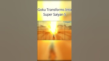 Goku Transforms Into Super Saiyan 5