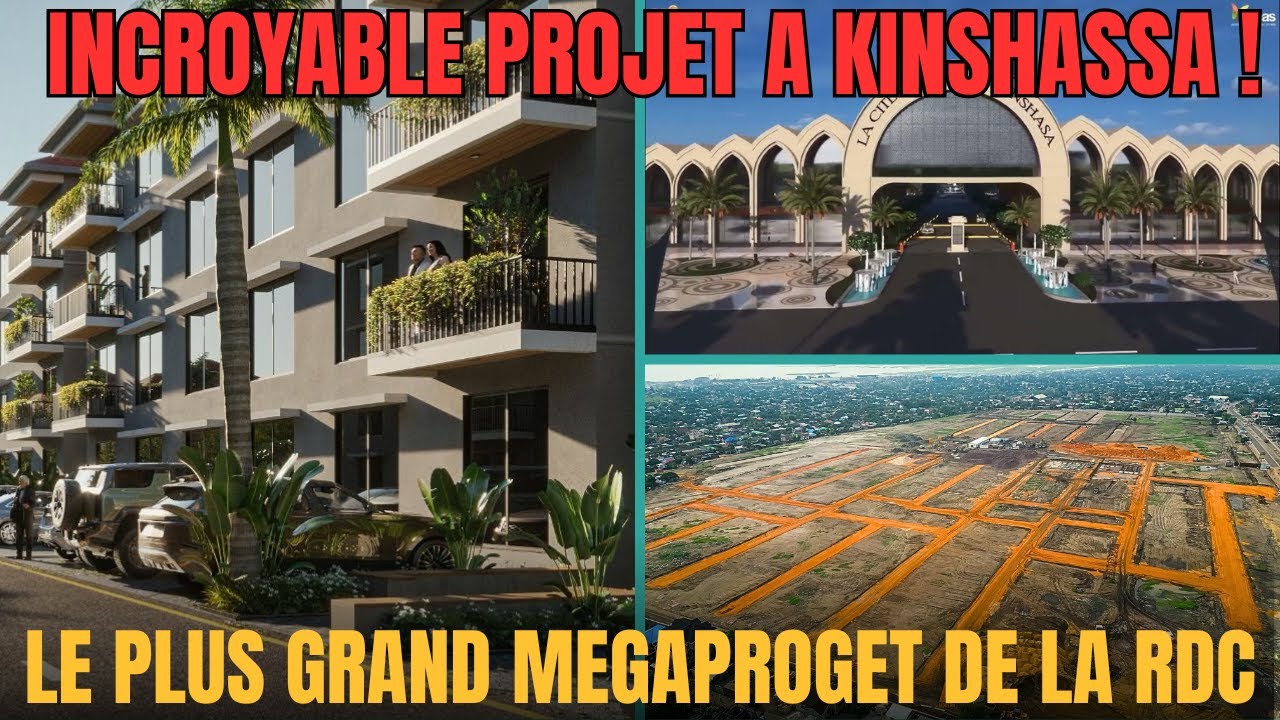 CITÉ JARDIN KINSHASA : Le Méga Projet Qui Va Transformer la Capitale !