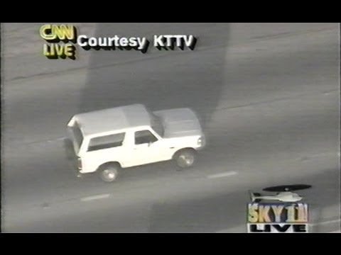 Thumb of O.J. Simpson Leads the LAPD On A Low-Speed Chase video