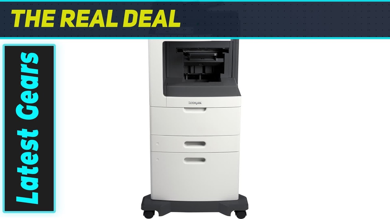 Lexmark MX811dxfe: The Ultimate Monochrome Powerhouse - YouTube