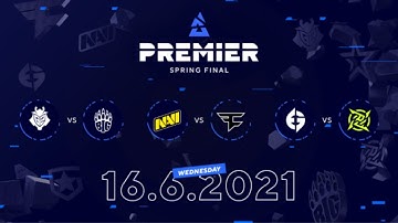 G2 vs BIG, NAVI vs Faze, EG vs NIP | BLAST Premier Spring Final Day 2