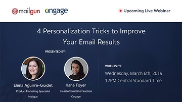 4 Personalization Tricks to Improve your Email Results