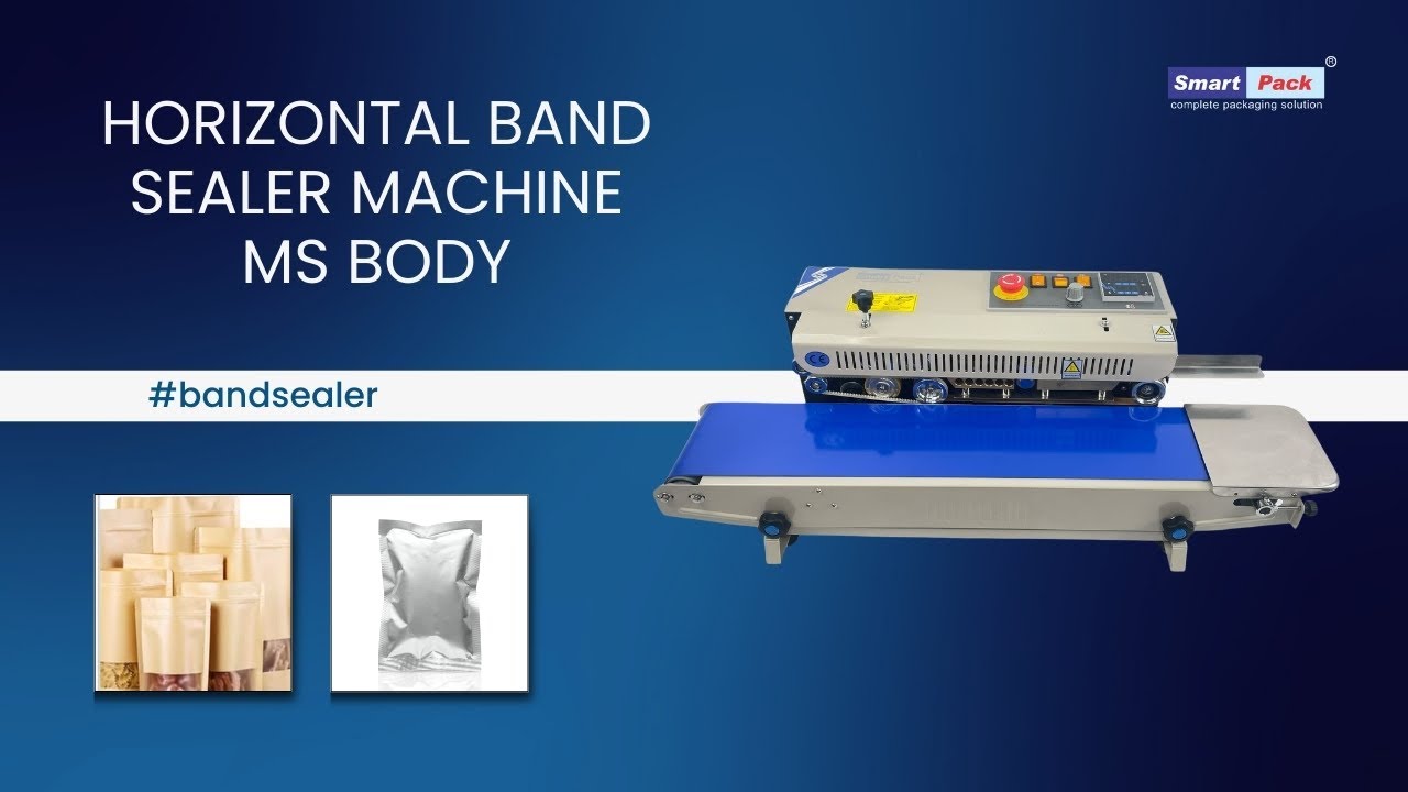 Smart Pack Horizontal Band Sealer MS body with PID controller Contact ...