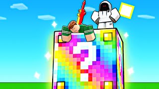The NEW RAINBOW Lucky Blocks Are INSANE.. (Roblox Bedwars)