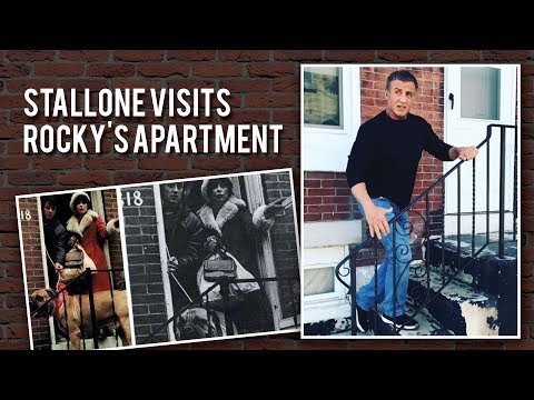 Sylvester Stallone Returns to Rocky Balboa's Apartment