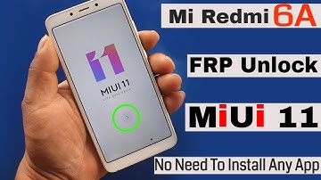 Redmi 6a Frp Unlock/Bypass Google Account Lock No need to install Frp bypass App Easy Method