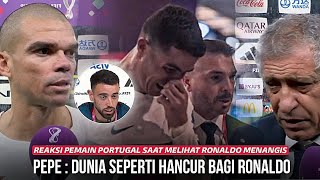 “Akhir yang Tragis Untuk Ronaldo” Reaksi Pemain Portugal Saat Melihat CR7 Menangis di Lorong Stadion