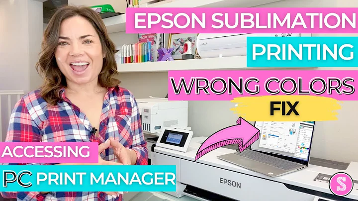 Why is Epson F570 Sublimation Printer Printing Wrong Colors (PC FIX)