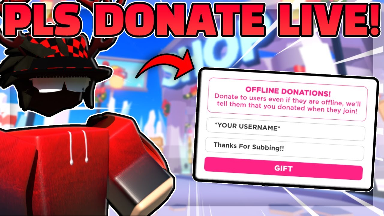 🔴 Pls Donate Live + Giving ROBUX to viewers every 10 subs! 