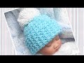 EASY Baby hat with measurements FOR ALL SIZES MAKE IT IN ONE HOUR CROCHET STITCH PATTERN