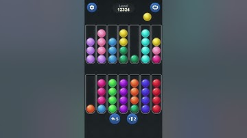 Ball Sort by Infinite Joy: Levels 12323, 12324, 12325