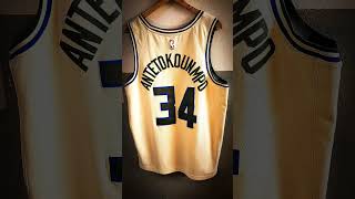 🏀 DOMINE AS QUADRAS! Jersey Nike NBA Milwaukee Bucks - Giannis Antetokounmpo #34 🦌🔥