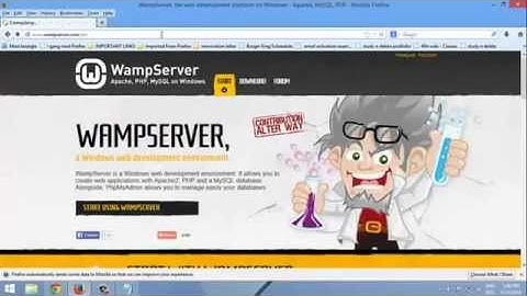 how to install wamp or wampserver on Windows 7, Windows 8 or Vista OS