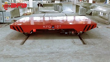 12T Rail Mounted Trolley, Electric Rail Transfer Cart Manufacturer