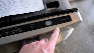 How to get into Factory Test Cycle and Calibration Mode on a GE Profile Quietpower 6 Dishwasher