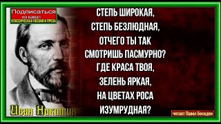 Весна в степи Иван Никитин читает Павел Беседин Весна в степи Иван Никитин читает Павел Беседин