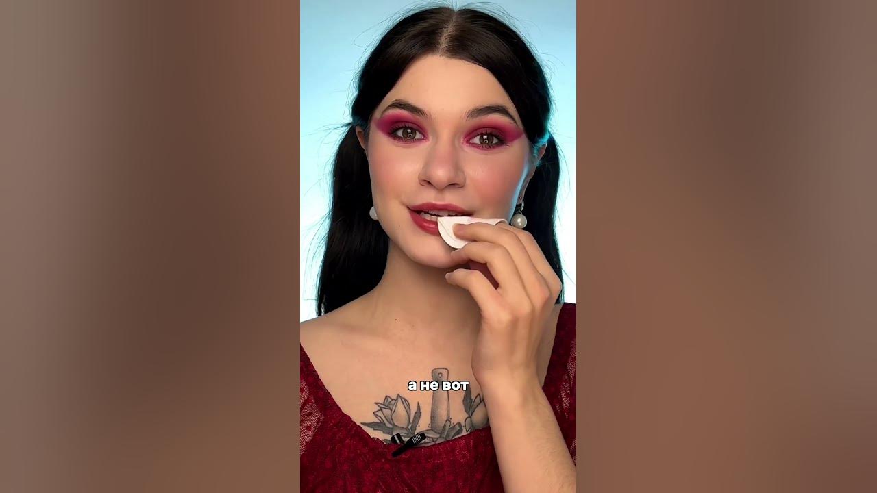 ВИННЫЙ МАКИЯЖ🍷ПОПРОБУЕШЬ?😍 #макияж #бьюти - YouTube