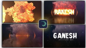 3D Name Art Video Editing In Alight Motion #alightmotion #tutorial #kinemaster