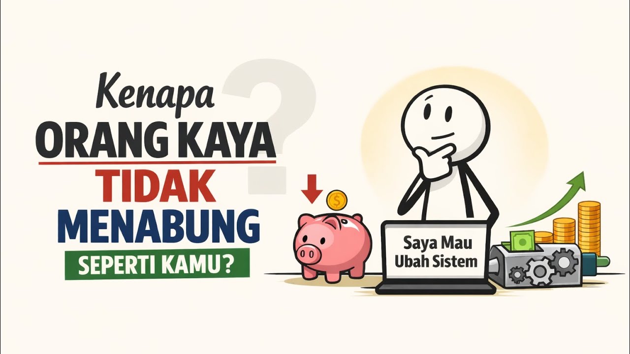 Mindset Orang Kaya vs Orang Biasa Saat Menyimpan Uang