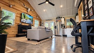 How I FINISHED Concrete Floor In My Tiny House For Under $500