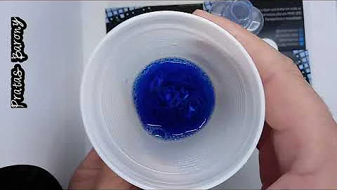 Como limpar prata com o líquido azul?
