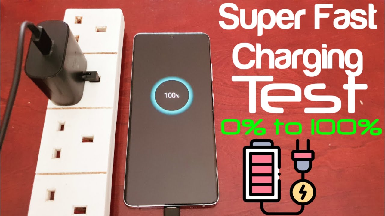 Samsung Galaxy S21 Ultra 5G Battery Super Fast Charging Test 0% to 100% |  25W Super Fast Charger - YouTube