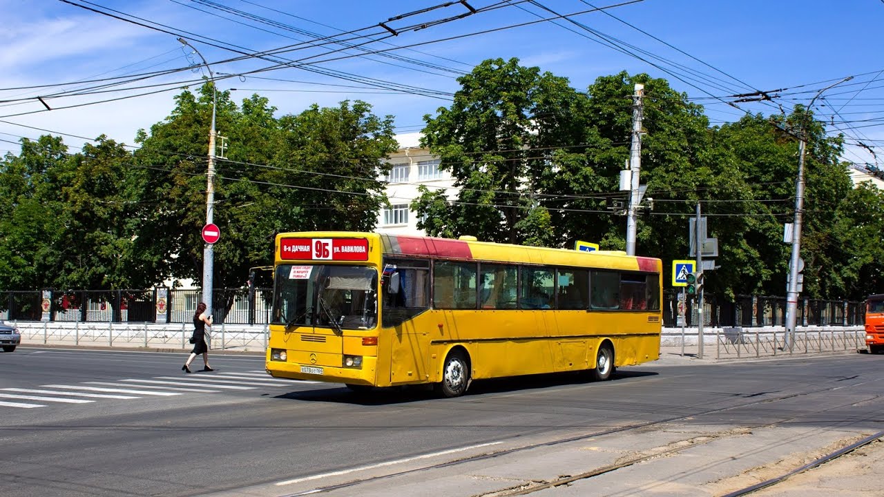 Mercedes-Benz 0405 Е078ОТ164 Маршрут №9Б город Саратов 