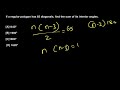 If a regular polygon has 65 diagonals, find the sum of its interior angles.