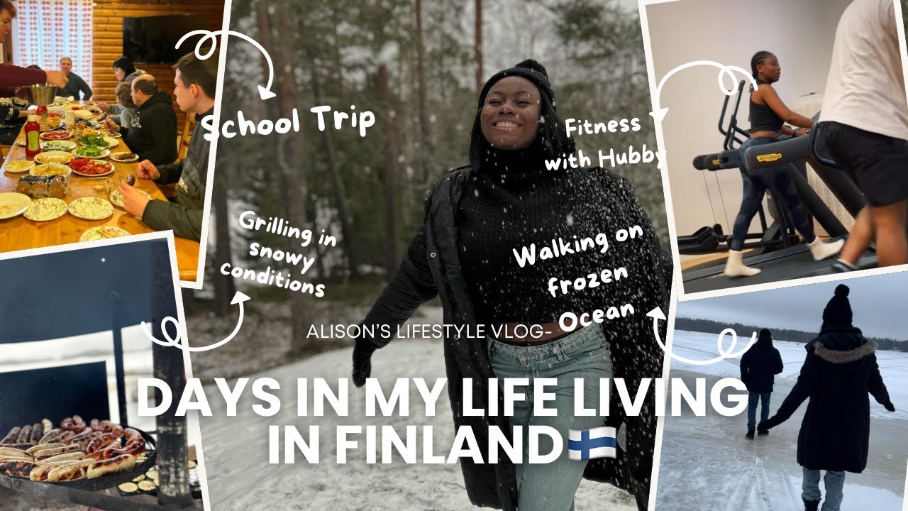 WIFEY WORKED ON FROZEN SEA| SHE ALMOST TRIPPED|Life in Finland