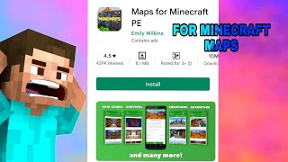 HOW TO DOWNLOAD MAPS FOR MINECRAFTPE ( MCPE , BEDROCK EDITION ) HOW TO DOWNLOAD MINECRAFT MAPS FREE screenshot 3