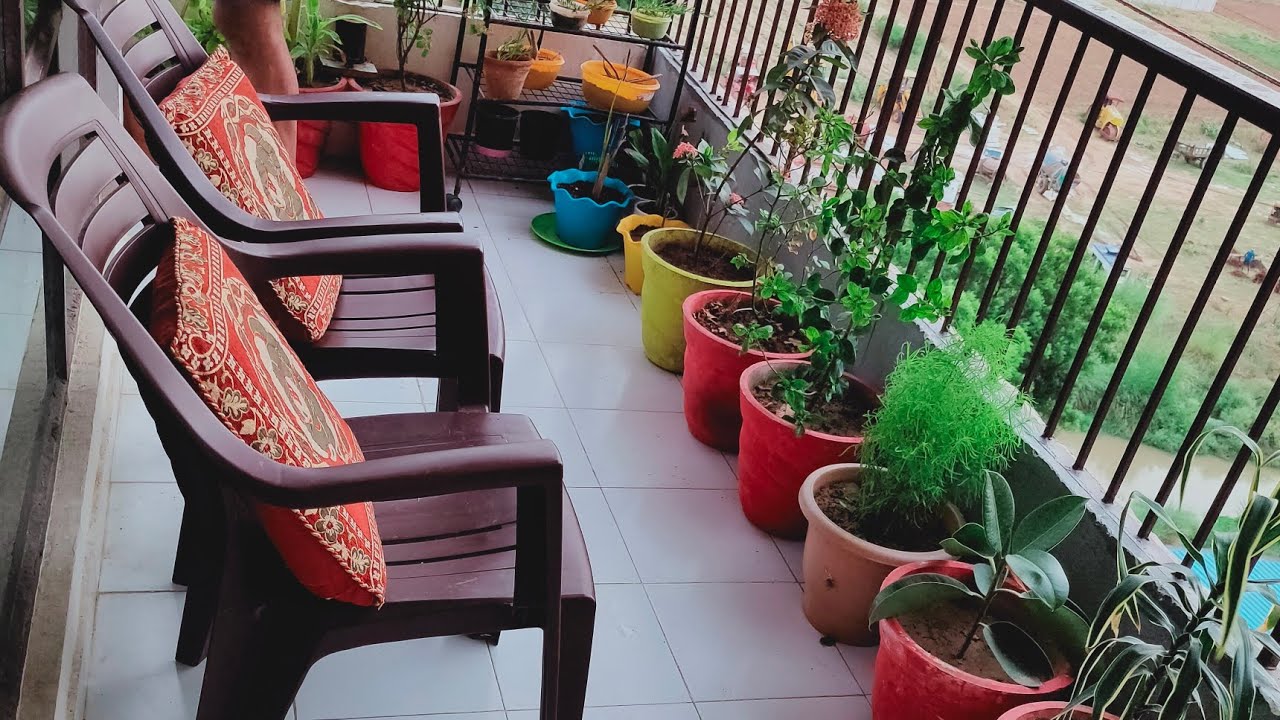 My Small Balcony garden Tour !! Indian Small Balcony Tour