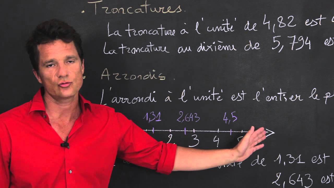 Arrondis et troncatures - Nombres décimaux - Maths 6e - Les Bons Profs