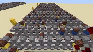 We wish you a merry Christmas on Minecraft note blocks